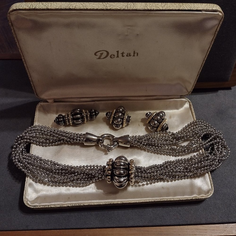 Vintage Deltah Jewelry Boxed Set